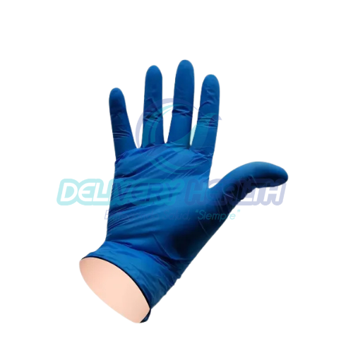 Guantes de Nitrilo Azul Ambiderm Royaal (Caja con 100 Piezas)