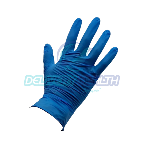 Guantes de Nitrilo Azul Ambiderm Royaal (Caja con 100 Piezas)