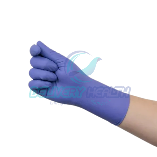 Guante de Nitrilo Violeta Talla CH Ambiderm (Caja con 100 Piezas)