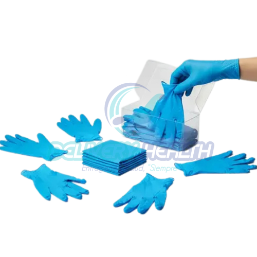 Guante de Nitrilo Azul UNISEAL (Desechable)
