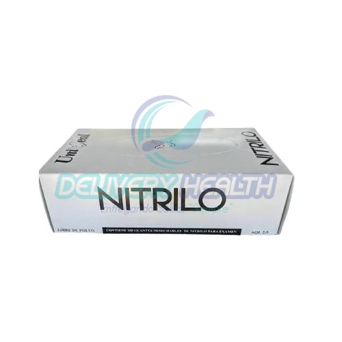 Guantes de Nitrilo Negro Antideslizantes UNISEAL (Desechables)