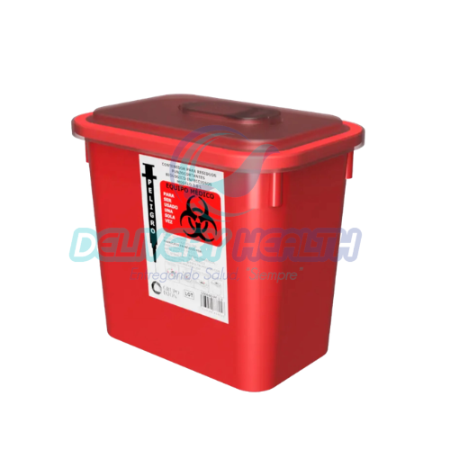 Recolector para Punzocortantes 3 L Rojo IXION