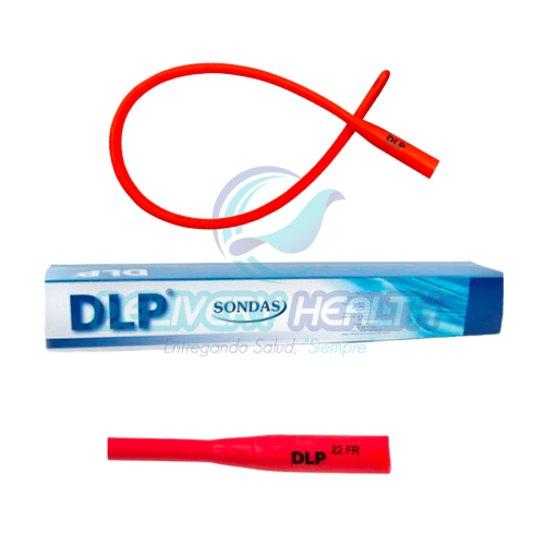Sonda Nélaton 40 cm 20 FR DLP, Sonda para drenaje medico