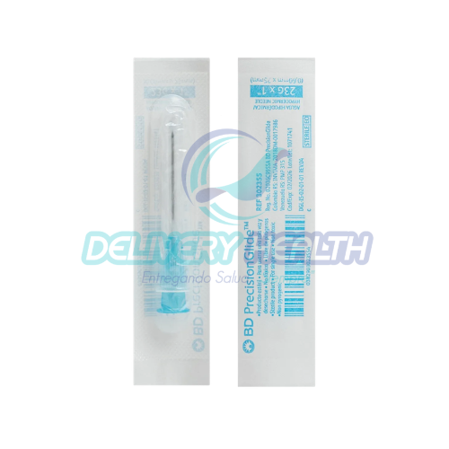 Aguja Hipodérmica BD PrecisionGlide 23G x 1” (25 mm) Caja con 100 Piezas