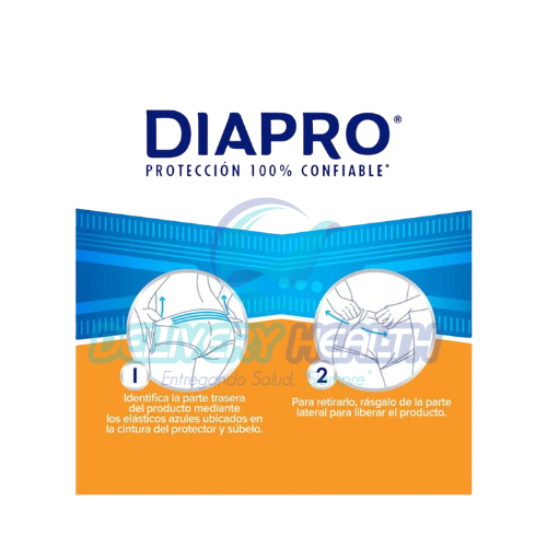 Calzones desechables para Incontinencia Diapro ,con 10 Piezas