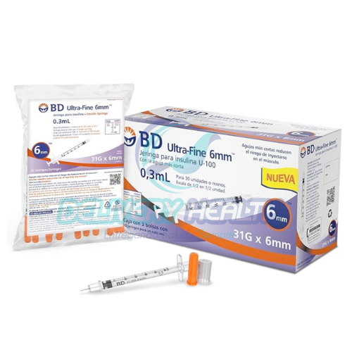 Jeringa para Insulina BD Ultra-Fine 0.3 mL 31G x 6 mm