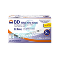 Jeringa para Insulina BD Ultra-Fine 0.3 mL 31G x 6 mm