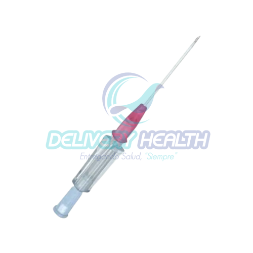 Catéter Punzocat Calibre 20G x 32 mm Rosa Caja con 50 Piezas